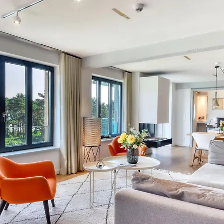 Апартаменты Meerlounge 15 Im Haus Duene 7 Prora